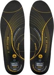 Safety Jogger SJ3FITM Inlegzool | Zwart/Geel | Maat 43 - 5400950011081