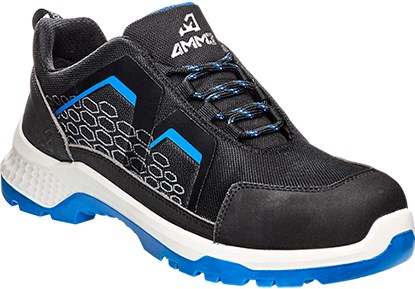 EMMA Werkschoen CrossForce Fly XD Laag S3 | Zwart/Blauw | Maat 46 - 8715316154027