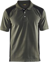 Blåkläder Poloshirt Pique 33241050 | Zwart/Rood | Maat 3XL - 7330509396599-2