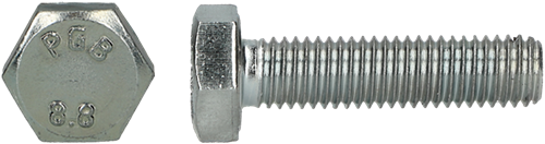 pgb-Europe PGB-FASTENERS | Zeskanttapbout 8.8 DIN 933 M12x120 Zn | 50 st 933801012001203