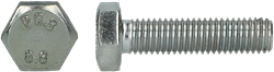 pgb-Europe PGB-FASTENERS | Zeskanttapbout 8.8 DIN 933 M 3x8 Zn | 500 st 933801003000083
