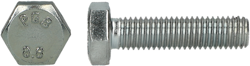 pgb-Europe PGB-FASTENERS | Zeskanttapbout 8.8 DIN 933 M 6x100 Zn | 100 st 933801006001003