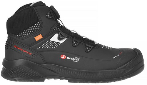 Sixton Peak muscle boa hoog 43488-01 s3 | zwart/grijs | maat 42 - 8053470577895