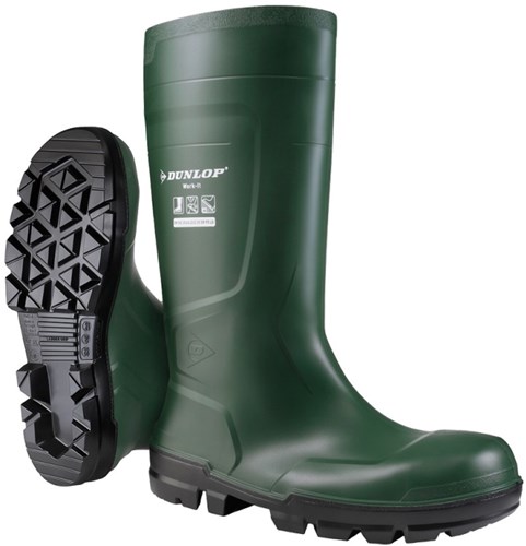 Dunlop NB2KL01 Work it PVC Laars S5 | Groen | Maat 43 - 8713197372738