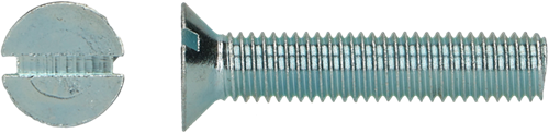 pgb-Europe PGB-FASTENERS | Metaalschroef VK DIN 963 M 4x50 Zn | 200 st 963001004000503
