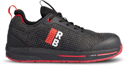 Redbrick Motion Comet AF Laag S3S ESD | Zwart | Maat 40 - 8713458012618