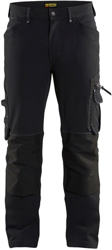 Blåkläder Werkbroek 4-weg stretch X1900 19891644 | Zwart | Maat D92 - 7330509687611