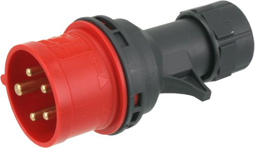 ABL Stekker Kracht | 4P-A | 16A | Twist | Rood - 01.371.36