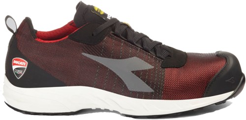 Diadora Werkschoen Fly Motor MTX 181222 Low S1PL | Rood/Wit | Maat 47 - 8053607818655
