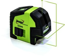IMEX Kruislijnlaser LX22 - groene laser - 012-LX22G 012-LX22G
