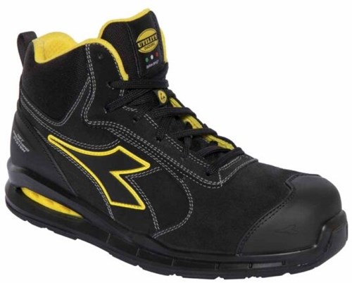 Diadora Werkschoen Run Net Mid 181150 S3S | Zwart | Maat 39 - 8053607623242