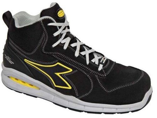 Diadora Werkschoen Run NET AB MID S3S 181149 | Zwart/Zwart C0200 | Maat 46 - 8053607623518