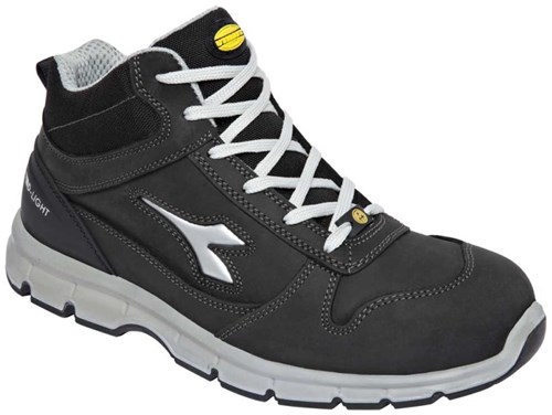 Diadora Werkschoen Run Mid S3S 181155 | Zwart 80013 | Maat 45 - 8053607622788