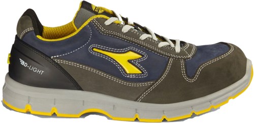 Diadora Werkschoen Run Low 181154 S3S | Castle Rock/Insignia Blue | Maat 39 - 8053607622429