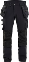 Blåkläder Werkbroek 4-weg stretch X1900 19981644 | Zwart | Maat D124 - 7330509657898