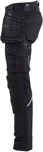 Blåkläder Werkbroek 4-weg stretch X1900 19981644 | Zwart | Maat D124 - 7330509657898-3