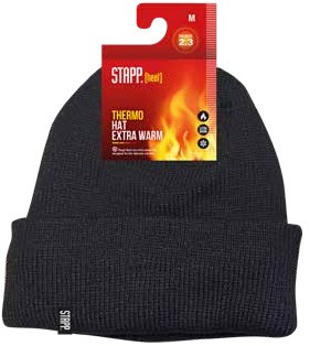 Stapp Heat Unisex Beanie Thinsulate 1-Pack 70601 Thermo | Zwart 6990 | Maat L - 8721198029254