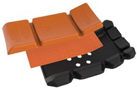 Fento Pocket Been/Kniebeschermer M2 034 | Zwart | Oranje - 902586-3
