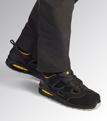 Diadora Werkschoen Run Net Sandaal 181144 S1PS C4663 | Black Anthracite C4663 | Maat 44 - 8053607621590-2
