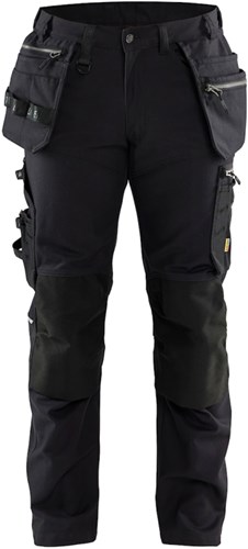 Blåkläder Werkbroek met stretch 17901370 | Zwart | Maat D88 - 7330509753934-3