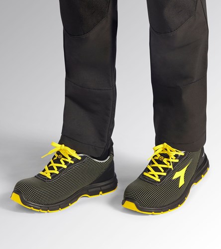 Diadora Werkschoen Run Atom Low 181153 S3S C0401 | Black Yellow Croms C0401 | Maat 44 - 8053607623716-2