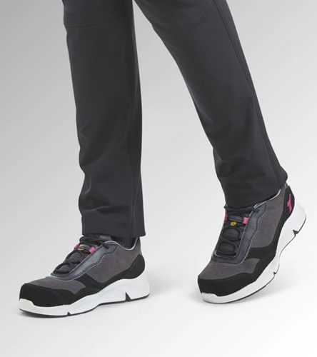 Diadora Werkschoen Athena Laag 179902 S3L D0458 | Nine Iron/Raspberry (D0458) | Maat 35 - 8053607443512-2