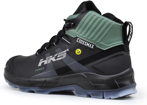 HKS Werkschoen Pioneer S3S Hoog + KN | Zwart/Groen | Maat 42 - 4040005163429-3