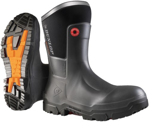 Dunlop Veiligheidslaars LG8HU42 Zware uitvoering Snugboot S5 | Zwart | Maat 41 - 8713197058045