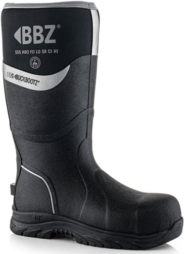 Buckbootz Neopreen Werklaars BBZ6000 S5S Zwart | Zwart | Maat 42 - 5055138027233