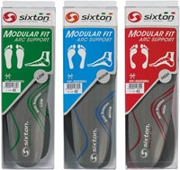Sixton Peak Inlegzool Voetboog Ondersteuning Inlegzool Hoog | Rood | Maat 45 - 8054085187455-2