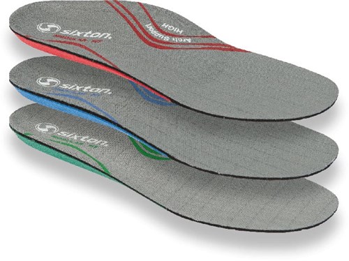 Sixton Peak Inlegzool Voetboog Ondersteuning Inlegzool Hoog | Rood | Maat 42 - 8054085187424-3