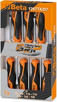 Beta 1267TX/D7 Schroevendraaierset | Torx | BetaGrip | 7-Delig - 012670307