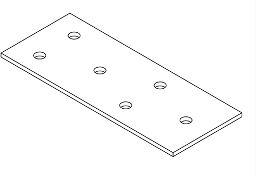 GB koppelplaat 40x100x2.0 sendzimir verzinkt | 100 stuks - GB014220100