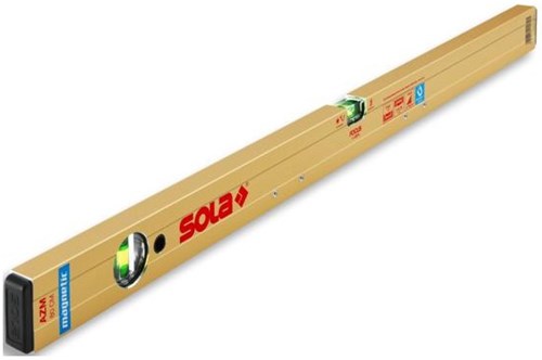 Sola AZM100 Alu Blokwaterpas | 100 cm | 2 libellen | 0,5mm/m | Magnetisch - 01821301