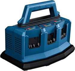 Bosch Blauw GAL 18V6-80 Oplader | Voor 6 accu's | 8A | 1600A01U9L | - 1600A01U9L