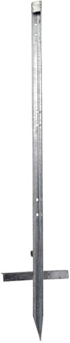 Gallagher Haspelhoekpaal voor 3 haspels/3 isolatoren 1.25m - 022014 022014
