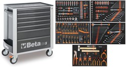 Beta 2400S G7/E-M | Gereedschapswagen | 7 laden | Grijs | 309-delig -  024006225
