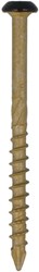 Dynaplus Gevelschroef Ar-Bronze Cilinderkop Deeldraad Zwarte Kop Torx TX15 4.0X40/22 | 200 stuks - 0284.08.25605