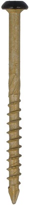 Dynaplus Gevelschroef Ar-Bronze Cilinderkop deeldraad Zwarte Kop Torx TX15 4.0X50/28 | 1500 stuks - 0289.12.25905