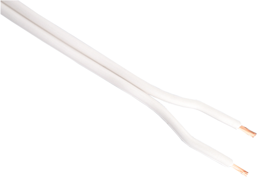 Q-Link Tweelingsnoer | Zwakstroom tot 42 Volt | 2 x 0,75 mm² | 10 m | Wit - 03.030.52