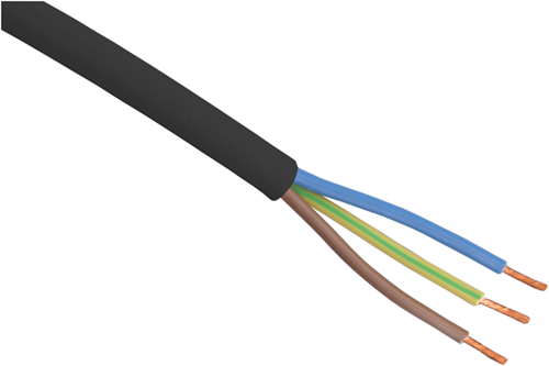 Q-Link Huishoudkabel | VMVL | 3 x 1.0 mm² | 10 m | Zwart - 03.031.07