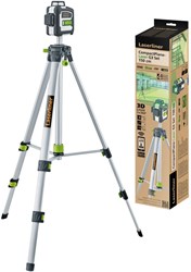 Laserliner CompactPlane-Laser 3G Lijnlaser | Set 150 cm (Green, Tilt, BLE, softbag) - 036.299E