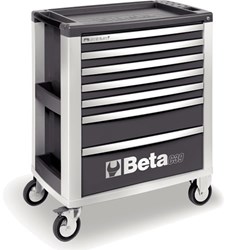 Beta C39/7 Grijs Gereedschapswagen, met zeven laden - 039000002