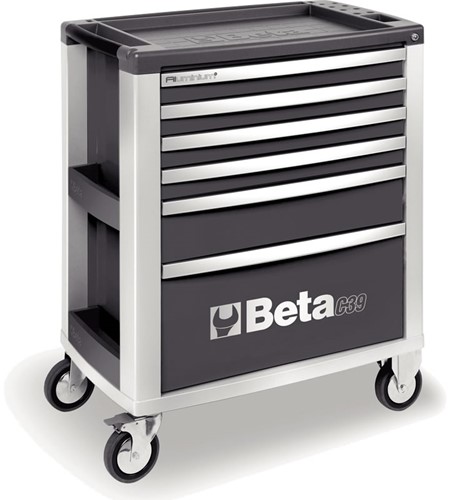 Beta C39/6 Grijs Gereedschapswagen, met zes laden - 039000032