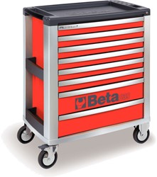 Beta C39/8 Rood Gereedschapswagen, met 8 laden - 039000043