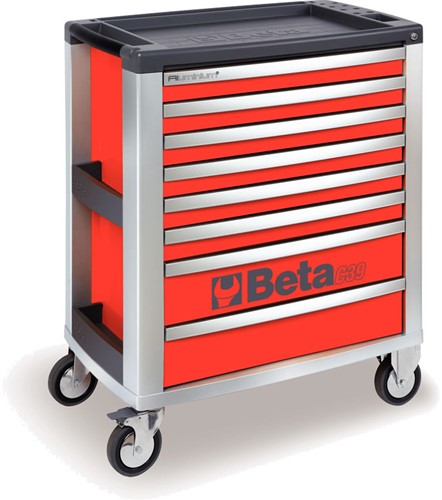Beta C39/8 Rood Gereedschapswagen, met 8 laden - 039000043