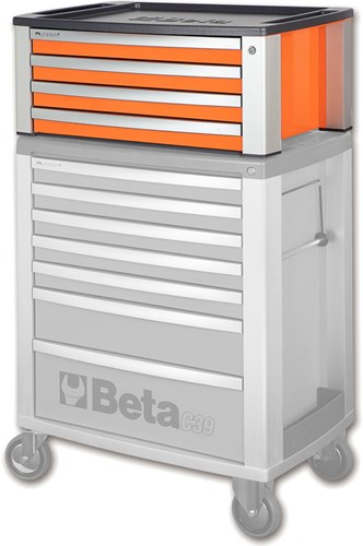 Beta C39T Grijs Gereedschapskist, met vier laden - 039000102-3