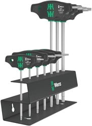 Wera 467/7 TORX® HF Schroevendraaierset 2 | T-Greep set TORX® HF | met vasthoudtfunctie | 7-delig - 05023456001