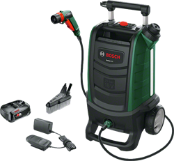 Bosch Groen Fontus 18V | Accu hogedrukreiniger 20 bar | Incl. accessoires - 06008B6101