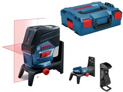 Bosch Blauw GCL 2-50 C Professional Lijnlaser + Muurhouder BM 3 Click & Go | Zonder accu's en lader in L-boxx  - 0601066G08